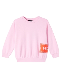 Винтажный хлопковый свитер 90-х, Pastel Pink+Fire Orange Versace kids