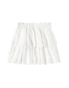 Бриана юбка из плиссированного хлопка, Crisp white Molo