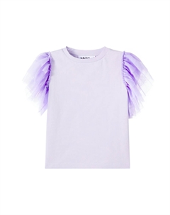 Футболка Robyn из хлопкового джерси с рюшами, Thistle Molo