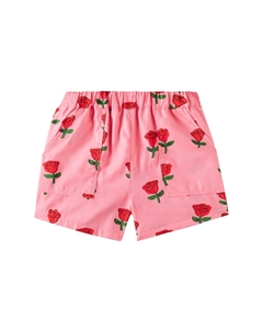 Шорты хлопковые Roses, розовый Mini rodini