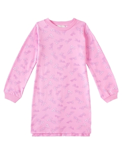 Барби платье из хлопкового джерси с принтом, Rosa Peach Monnalisa