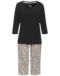 Пижама, черный/белый Vivance