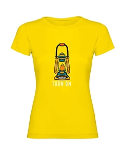 Футболка с коротким рукавом Turn On, желтый Kruskis