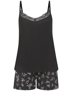 Короткий пижамный комплект, черный Vivance