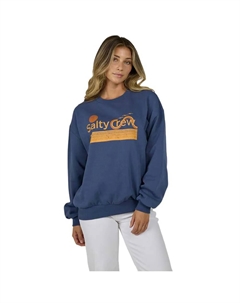 Толстовка Sunny side crew, синий Salty crew