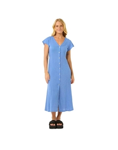 Платье Premium Surf short sleeve midi, синий Rip curl