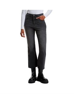 Джинсы Cropped Flared, черный Urban classics