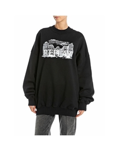 Толстовка W3505.000.23942, черный Replay