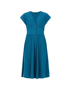 Платье Nieve short sleeve midi, синий Protest