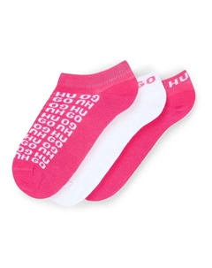 Носки 3 шт Logo 10270204, розовый Hugo