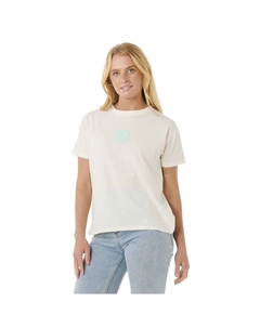 Футболка с коротким рукавом Icons Of Surf Relaxed, бежевый Rip curl