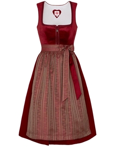 Широкая юбка в сборку Diandra, красный Spieth & wensky