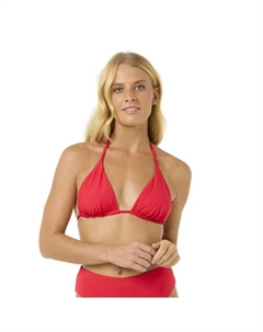 Топ бикини Premium Surf D-DD Sliding Triangle, красный Rip curl