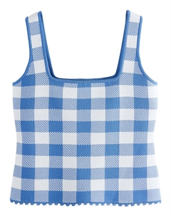 Вязаный топ, синий Next