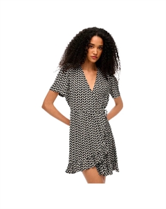 Платье W8011877A short sleeve short, серый Superdry