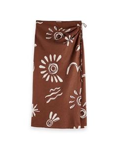 Юбка UFS00722M skirt, коричневый Scotch&soda