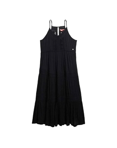 Платье Ibiza Cami long, черный Superdry