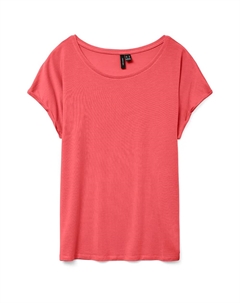 Футболка с коротким рукавом Ava Plain, оранжевый Vero moda