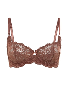 Бюстгальтер-балконет, коричневый Lascana