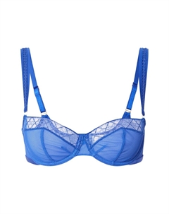 Бюстгальтер-балконет Palina Cosmic Heartbeat, синий Triumph