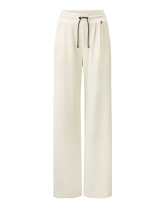 Широкие брюки со складками спереди Filia, цвет Light yellow Bogner