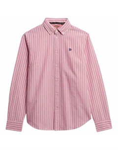 Рубашка с длинным рукавом Slim Oxford Bd, розовый Superdry