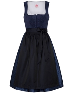 Широкая юбка в сборку Felina, цвет Dark blue/Black Spieth & wensky