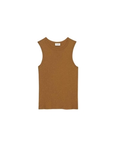 Жилет женский коричневый Saint laurent