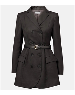 Приталенное платье-блейзер, черный Self-portrait