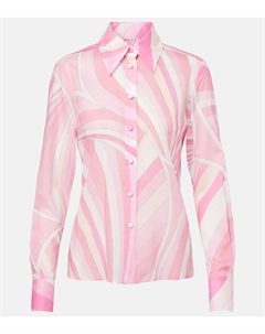 Хлопковая рубашка Iride, Rosa Pucci