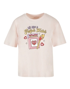 Рубашка We Are A Perfect Match Love, розовый F4nt4stic