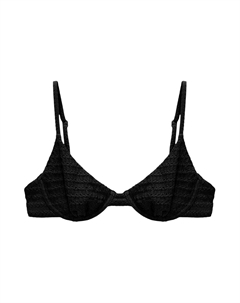 Верх бикини-балконет, черный Pull & bear