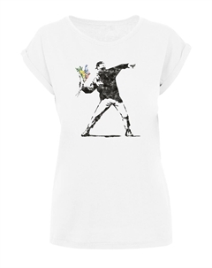 Рубашка Flower Bomb, белый Merchcode