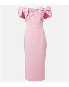 Платье миди из крепа с бантом Isabella, Tickled Pink Rebecca vallance