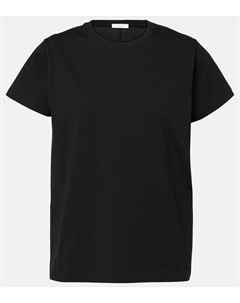 Футболка из хлопкового джерси Florie, черный The row