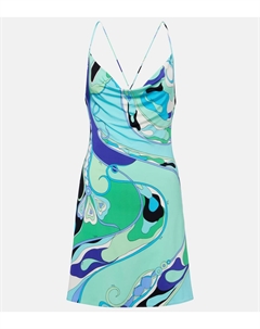 Мини-платье Orchidee, Verde/Lilla Pucci