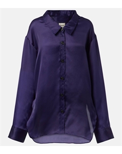 Рубашка Herschel из шелкового органа, Amethyst Khaite