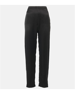 Прямые брюки Miros Cady, черный The row