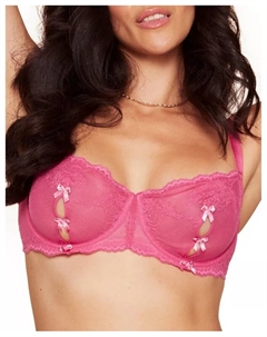 Бюстгальтер балконет Margeaux без косточек для полных женщин, розовый Adore me