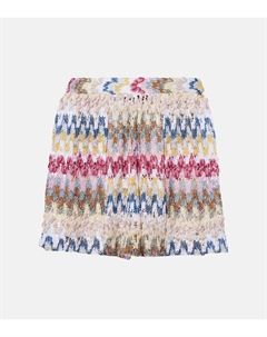 Вязаные шорты из ламе, Multi White Base Missoni
