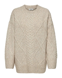 Свитер Silja, пятнистый бежевый Jdy