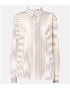 Кассандр хлопковая рубашка, Creme Caramel Saint laurent
