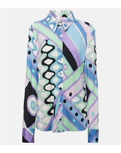 Рубашка Vivara, Celeste/ Bianco Pucci