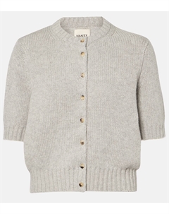 Кардиган Nora из кашемира с добавками, Heather Grey Khaite
