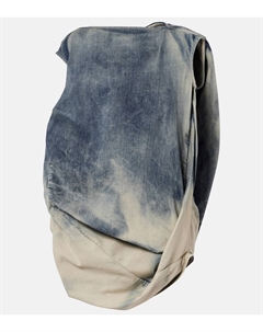 Драпированный джинсовый топ, Hustler Degrade Rick owens