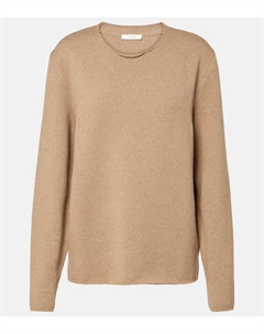 Женский топ из хлопка и кашемира Jhaio, Beige Melange The row