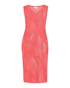 Вязаное платье, коралловый Izia
