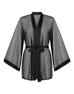 Халат Hunkemöller Maxime, черный Hunkemoller