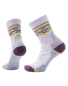 Носки Hike Light Cushion Zig Zag Valley, фиолетовый Smartwool