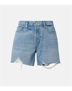 Шорты джинсовые потертые Monroe, Wanderlust 7 for all mankind